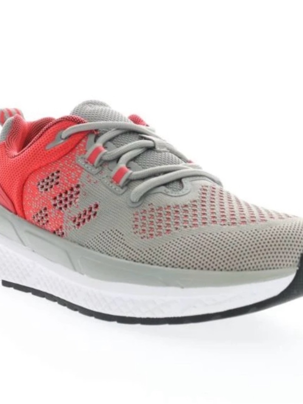 Propet Women's Gray and Coral Athletic Running Shoe